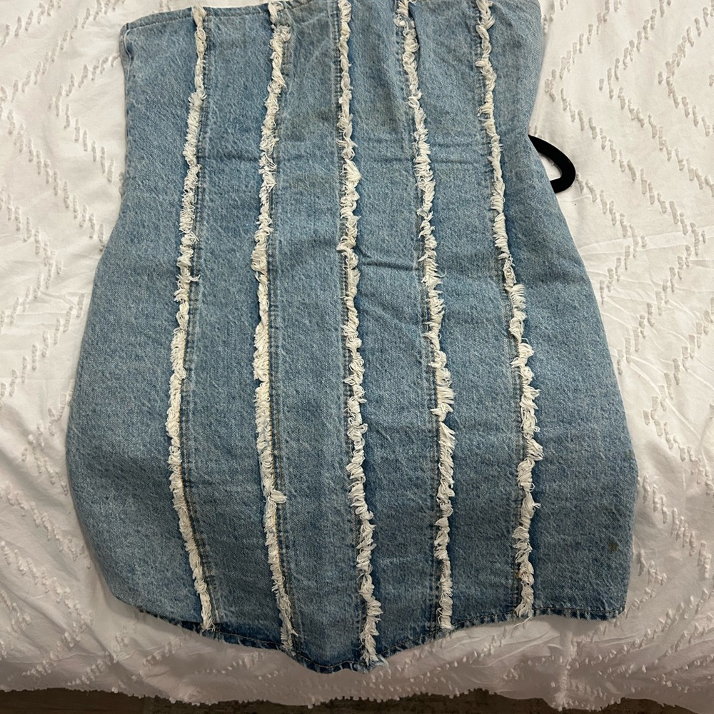 ASOS Blue and White Mini Dress